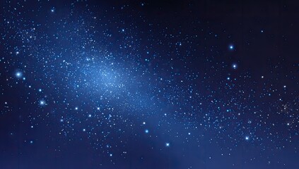 Fototapeta premium Vast Expanse of the Milky Way Galaxy with Countless Stars.