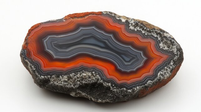 Stunning Agate Geode Slice: A Masterpiece of Nature's artistry