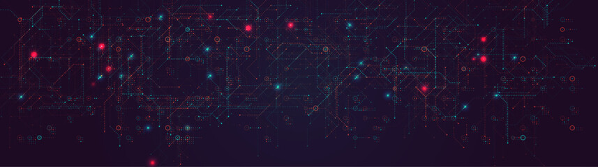 Obraz premium Hacker Attack Cyber Security Digital Data Breach Computer Fraud Red Code Cyberattack Screen Alert. Malware Internet Crime Cybersecurity Software Technology System Network Protection. Vector Concept