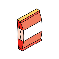 Illustration of a Sealed Bag of Snacks or Food. © Soleh