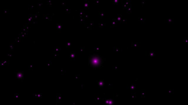 Abstract pink Sparkling Particle Trails on Black Background. Valentine background ani.agio 