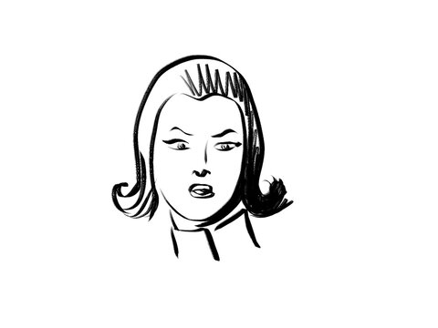 Portrait of yong woman