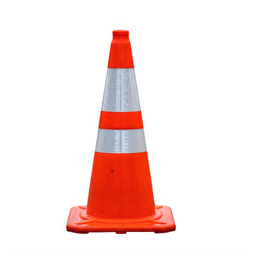 Traffic cone, road cone, safety cone, orange cone, construction cone