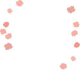 Obraz premium pink flower frame