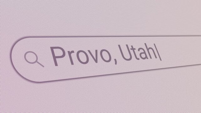 Search Bar Provo Utah 
Close Up Single Line Typing Text Box Layout Web Database Browser Engine Concept