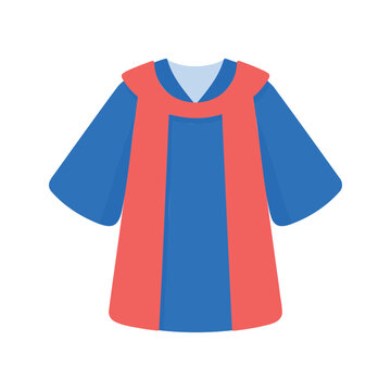 Stylish hanbok illustration with vibrant colors and traditional design elements