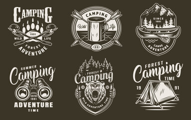 Fototapeta premium Enjoy the camping adventure