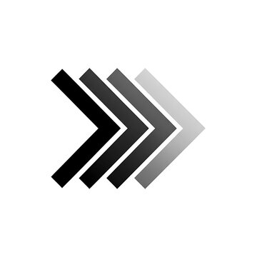Black and white diagonal striped pattern on white background, black stripes