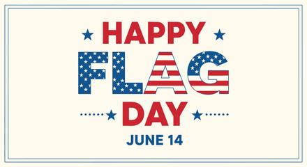 Fototapeta premium Patriotic flag day vector illustration waving american flags stripes for usa independence day celebrations