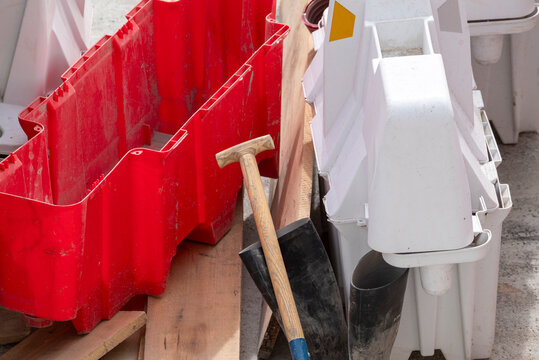 Tools for manual labor on a building site The Concept of industry