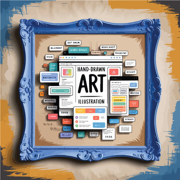 Hand-Drawn UI Kit with Doodle Dashboards, Sketchy Apps, and Imperfect Interface Elements