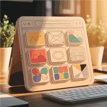 Hand-Drawn UI Kit with Doodle Dashboards, Sketchy Apps, and Imperfect Interface Elements