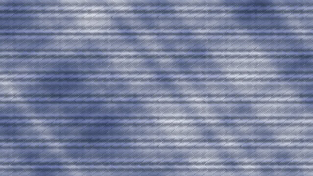 Soft blue plaid pattern with diagonal blurred lines and fabric texture