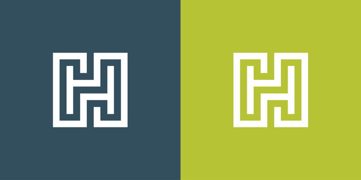 Modern H Letter Logo Design.