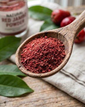 Red jambo powder natural supplement (Syzygium malaccense)