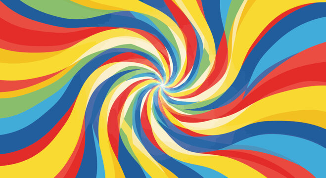 Colorful Swirling Pattern Background Design.