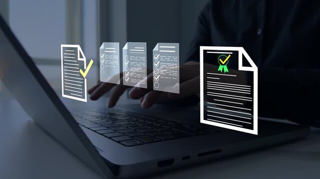 Professional checklist approval and quality compliance showing audit process,workflow management,documentation,standards,business control for efficient enterprise operations digital system platform.