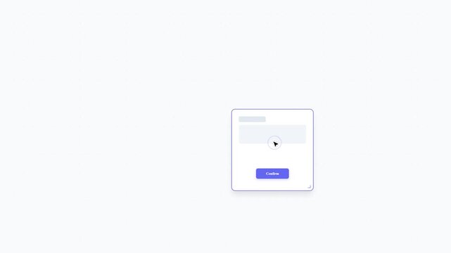 Minimalist UI Design for a Login or Sign-up Form.