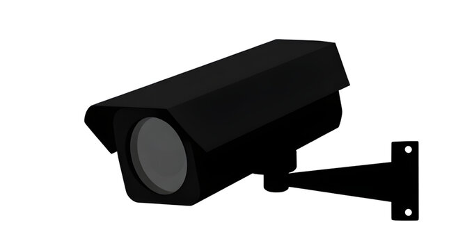 cctv, camera, surveillance, security, silhouette, black, icon, monitoring, safety, video, recording, system, protection, device, technology, design, clean