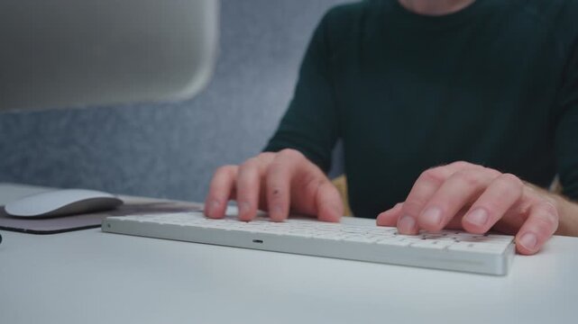 Man Shopping Online on Computer | E-commerce Lifestyle