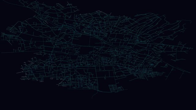 Tabrīz, Iran, City Infrastructure Expansion Animation, Urban Visualization Technology