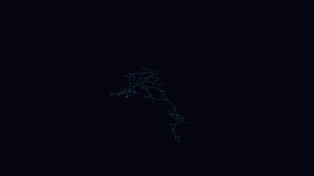 Masqaţ, Oman, City Infrastructure Expansion Animation, Urban Visualization Technology