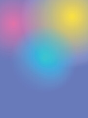 Fototapeta premium Soft gradient background with yellow pink and turquoise light effects in a smooth transition