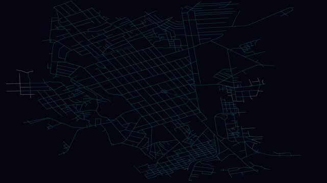 Lubumbashi, Congo (Kinshasa), City Infrastructure Expansion Animation, Urban Visualization Technology