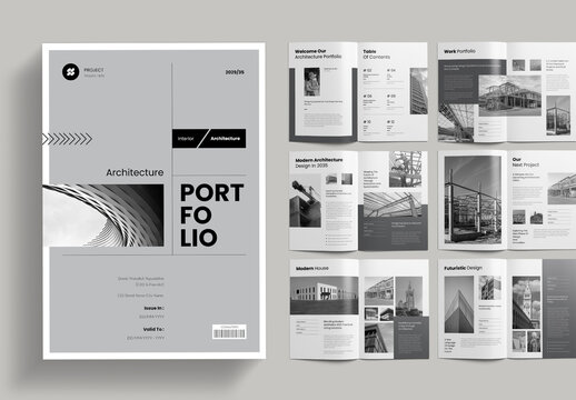 Architecture Portfolio Template Design