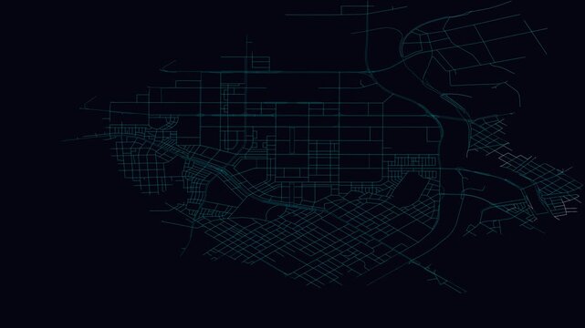 Daejeon, Korea, South, City Infrastructure Expansion Animation, Urban Visualization Technology