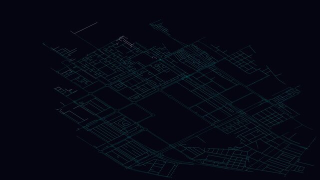 Abu Dhabi, United Arab Emirates, City Infrastructure Expansion Animation, Urban Visualization Technology