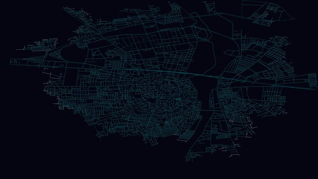 Adana, Turkey, City Infrastructure Expansion Animation, Urban Visualization Technology