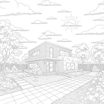 Gemini berkata

A vintage architectural sketch of an old house facade featuring a 3d building plan and landscape art for a city construction project