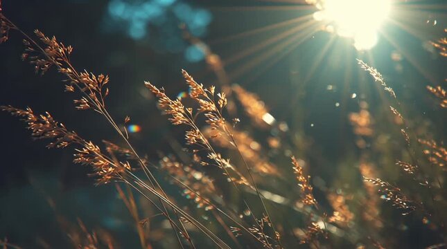 Sun flares repeating in a rhythmic, unnatural pattern, with subtle glitch effects and analog film texture, creating a surreal, cinematic, and experimental visual atmosphere.