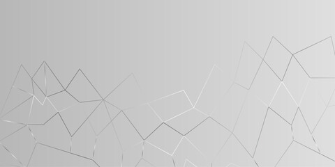 Chaotic abstract line background. Random geometric line seamless pattern. White texture abstract background with lines design, empty space, universe concept. Abstract network polygonal connect lines   © Chip Kidd