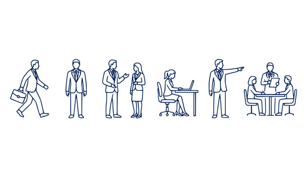 People silhouettes in elevation side view | Architecture people | silhouettes of people | 2D people | Section Elevation View | Architectural drawing people | characters
