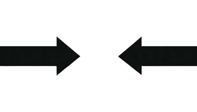 Arrows point inward toward the center to highlight a specific focus area or a central connection.