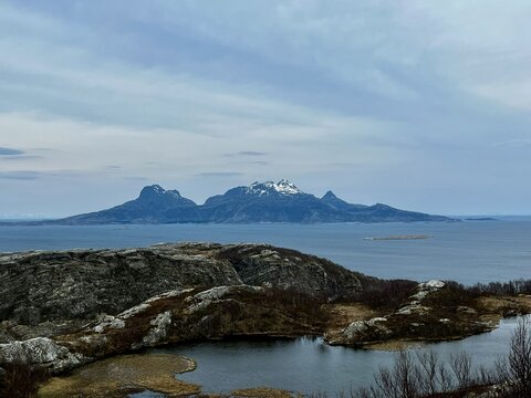 Landegode Island viewed from Bod&oslash;, Norway