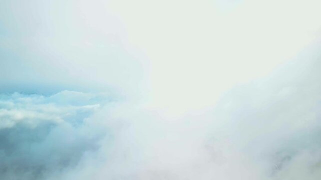 Wide Horizon Over Dark Rainy Clouds