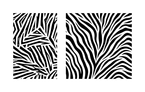 zebra skin pattern (simplified texture)