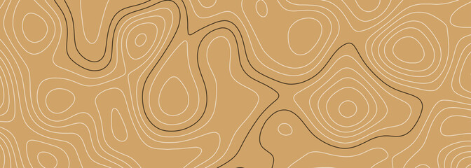 Abstract design with seamless pattern with lines topographic map. wood texture background vector. Featuring a Fluid Organic Texture for Mapping, Outdoor Adventure, and Minimalist Designs  © Noor