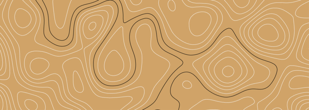 Abstract design with seamless pattern with lines topographic map. wood texture background vector. Featuring a Fluid Organic Texture for Mapping, Outdoor Adventure, and Minimalist Designs 