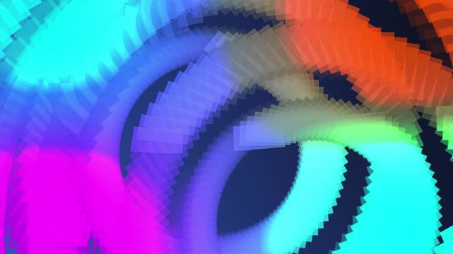 Gradient motion abstract prostrate background video for mobile format