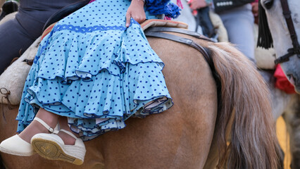 Flamenca a caballo © escobedoheart