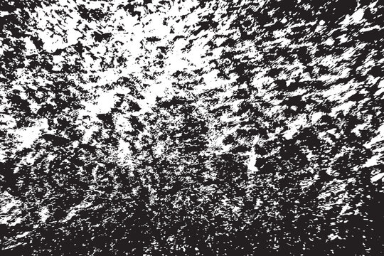 Abstract Black and White Grunge Distress Texture Background