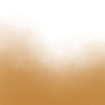 Soft brown smoke or fog texture with a smooth gradient fade effect for design backgrounds
