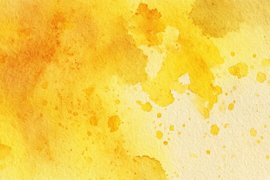 Painterly yellow wash illustration with grainy paper texture and subtle light variations