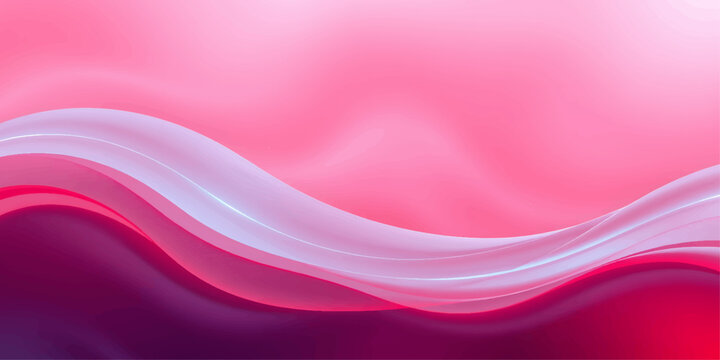Elegant pink and purple abstract background featuring smooth silk waves and a soft flowing satin texture for a light fabric wallpaper design