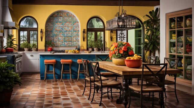 interior of a restaurant