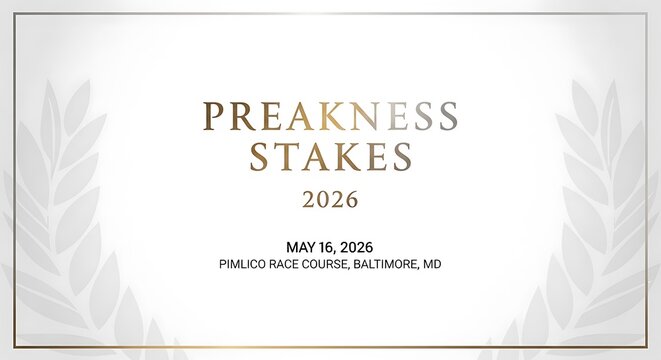 "Preakness Stakes 2026" is written in a simple, attractive layout
